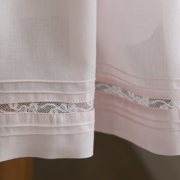 Girls Pink Smocked Dress Luli & Me size 6X Embroidery Spring Portrait LIKE NEW!! - Picture 6 of 7